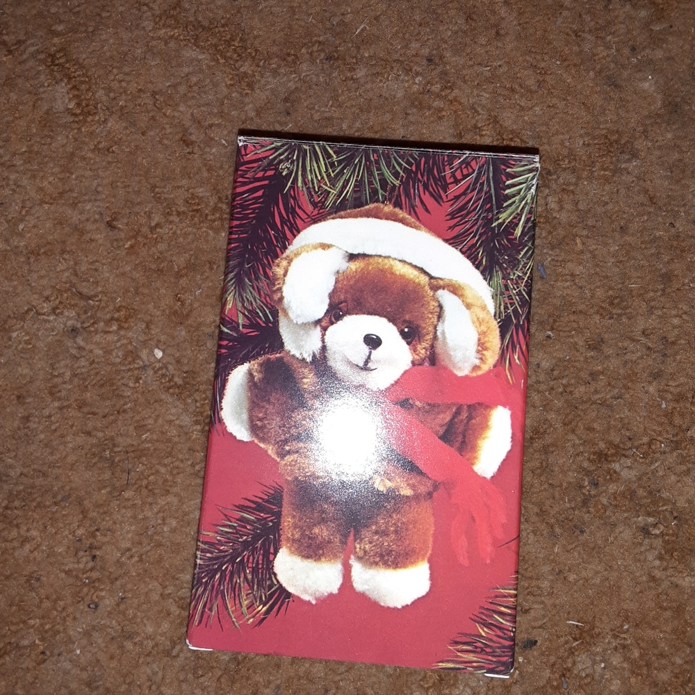 Plush puppy ornament